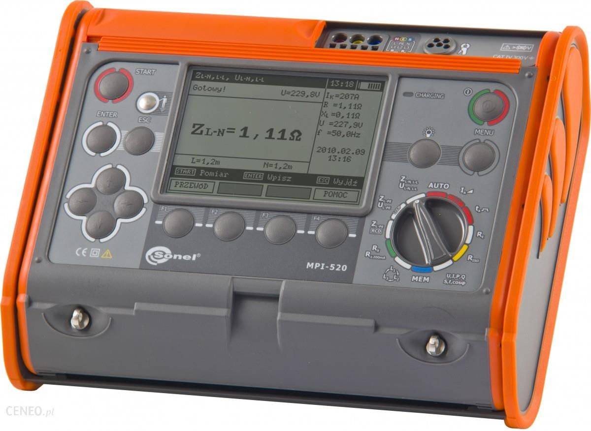 Sonel Miernik parametrów instalacji elektrycznej wielofunkcyjny MPI-520 WMPLMPI520