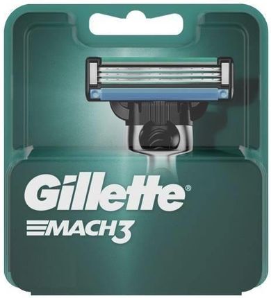 Gillette Mach 3 Wymienne Ostrza Do Maszynki Golenia 4Szt 
