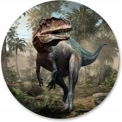 Muralo Fototapeta Okrągła Dla Chłopca Dinozaur 100x100
