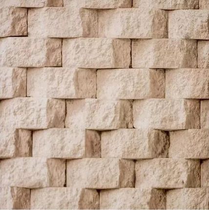Grandeco Tapeta 3D Cegła Mur Kamień Brązowy 0504