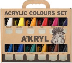 Zdjęcie Renesans Zestaw Farb Akrylowych A'Kryl 12X100Ml - Barczewo