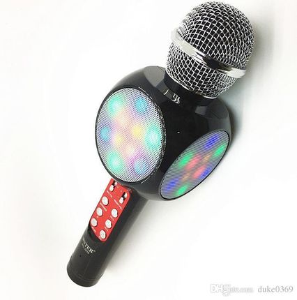 Bezprzewodowy mikrofon karaoke WS1816 kolor biały