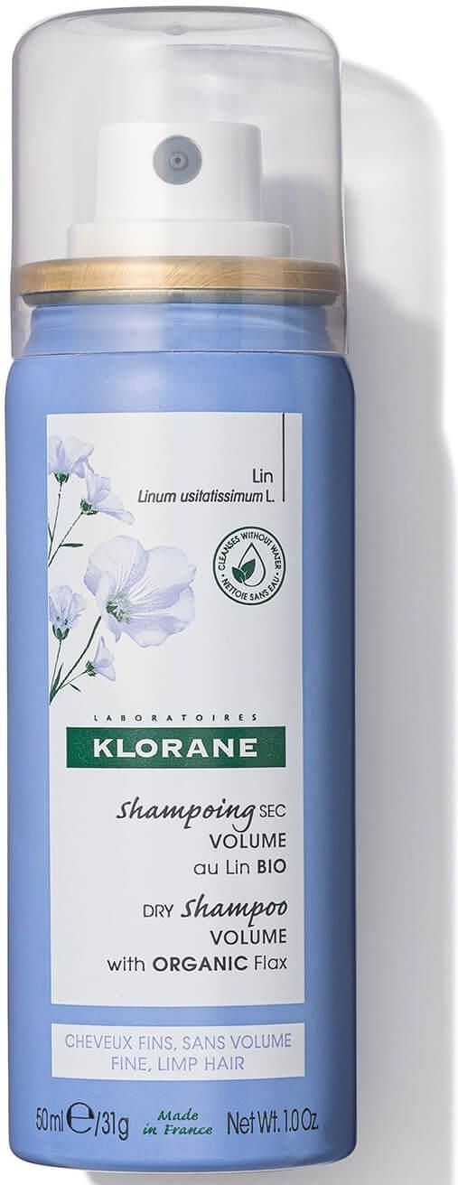 Szampon do włosów Klorane Volumising Dry Szampon With Organic Flax