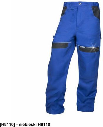Ardon Cool Trend Klasyczne Spodnie Robocze Męskie Do Pasa O Sportowym Kroju Niebieski H8110 3Xl