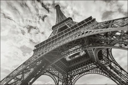 Muralo Fototapeta Paryż Wieża Eiffla 3D 150x225