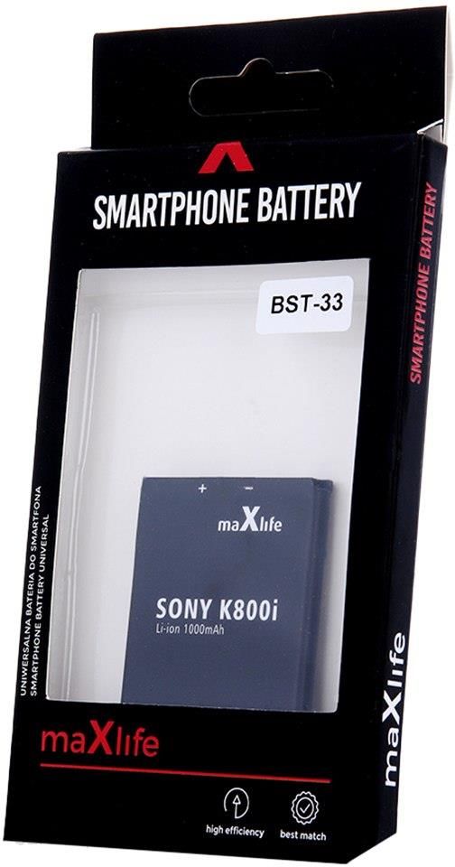 Creep reputation cement Bateria Bateria Maxlife do Sony Ericsson K530i / K550i K800i BST-33 1000mAh  - Opinie i ceny na Ceneo.pl