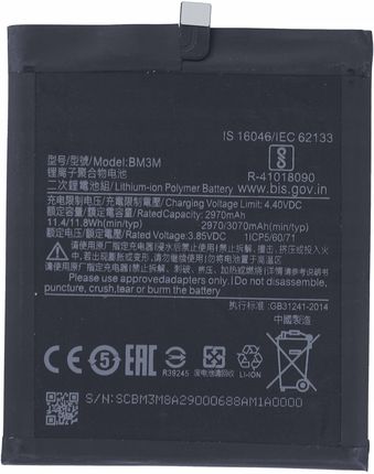 Mobilepart Świeżej Produkcji Bateria do Xiaomi Mi 9 Se BM3M
