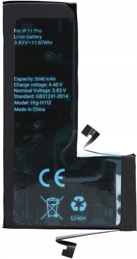 Batterie IPhone 11 Smartex Black Label - 3110 MAh, Garantie 2 Ans - Compatible A2111, A2223