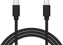 66-156# Przył.usb-c - usb-c 2.0 1,5m czarne plec