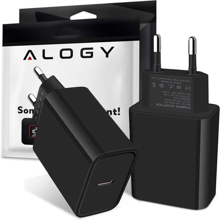 Ładowarka sieciowa Alogy szybka USB-C Type C PD 20W Czarna