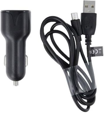 TelForceOne Maxlife ładowarka samochodowa MXCC-01 1x USB 2,1A Czarna + kabel microUSB