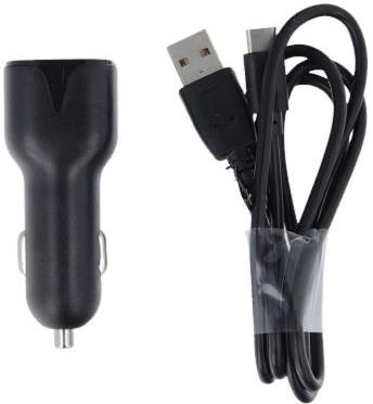TelForceOne Maxlife ładowarka samochodowa MXCC-01 1x USB 2,1A Czarna + kabel USB-C
