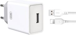 Sieciowa Ładowarka Xo 1xUSB 2,4A + kabel Lightning
