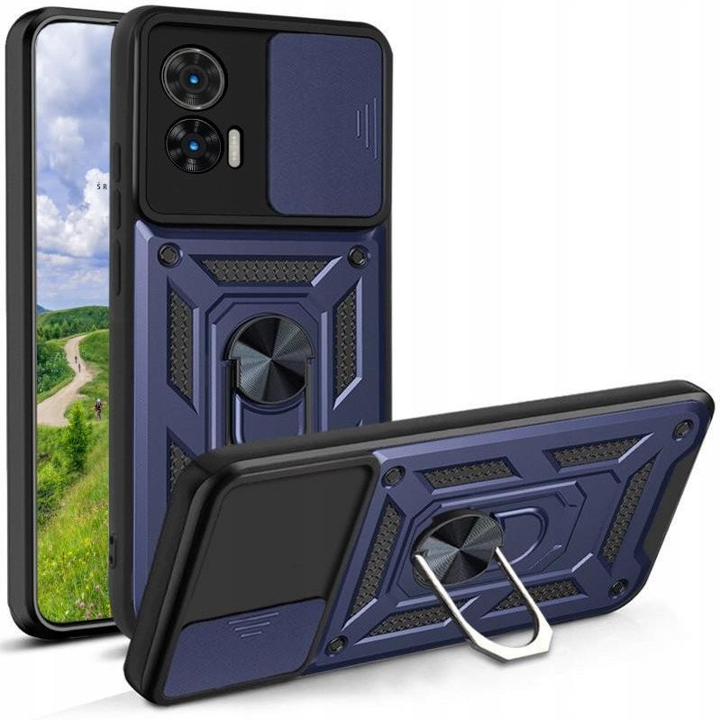 OKZONE Cover Portafoglio Per Xiaomi Redmi Note 8 Pro - Pelle Con Slot Carte E Magnete, Blu