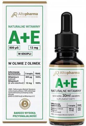 Alto Pharma Naturalna Witamina A + E Forte 30ml