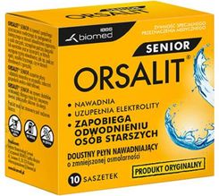 Zdjęcie Ibss Biomed Orsalit Senior Doustny Płyn Nawadniający Zapobiegający Odwodnieniu Dla Osób Starszych 10 Sasz. - Siedlce