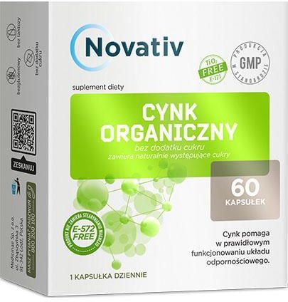 Medicinae Novativ Cynk Organiczny 60Kaps.