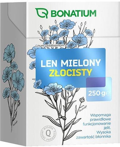 Medicinae Bonatium Len Mielony Złocisty 250g - Opinie i ceny na Ceneo.pl