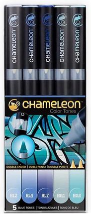 Chameleon Art Zestaw Markerów Blue Tones 5Szt.