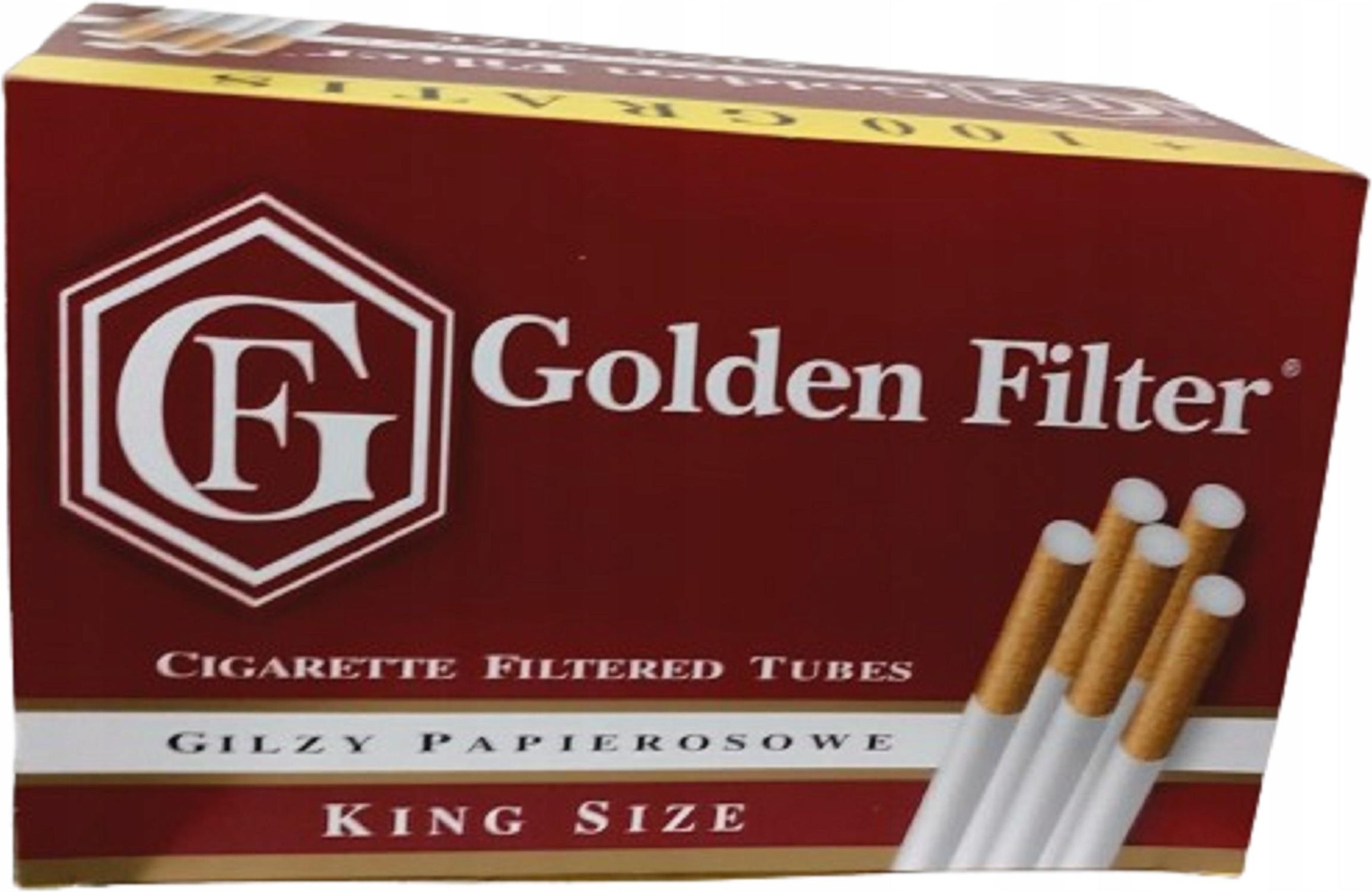 Gilzy Golden Filter 1100szt. tutki papierosowe Ceny i opinie Ceneo.pl
