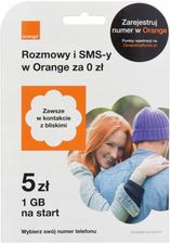 Orange 5 PLN karta startowa