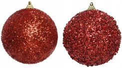 Zdjęcie Bombka na choinkę nietłukąca czerwona 10 cm - Chęciny