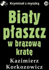 Zdjęcie Biały płaszcz w brązową kratę - Więcbork