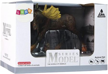 Leantoys Figurka Łoś Zwierzęta Leśne Las - zdjęcie 2