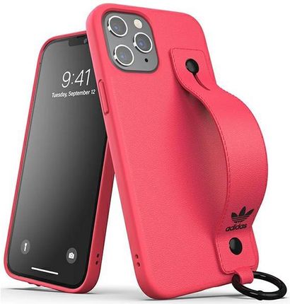 Adidas Or Hand Strap Case iPhone 12 Pro Max różowy
