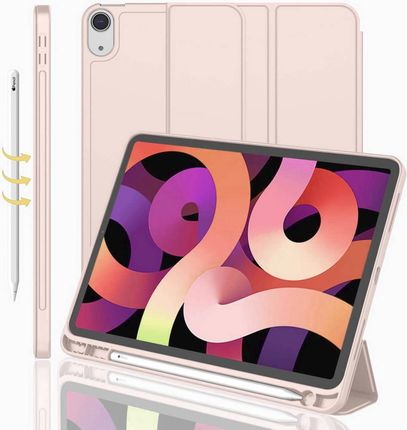 D-Pro Smart Cover Z Klapką Do Apple Pencil/Ipad Pro 10.9 2022 10 Gen. Pink