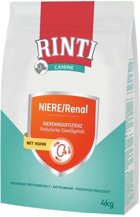 Rinti Canine Niere/Renal Z Kurczakiem 4Kg
