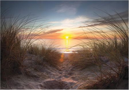 Wallarena Fototapeta Morze Plaża Ocean Zachód Słońca 416x254