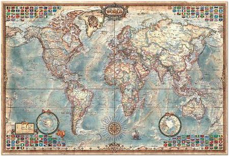Educa 4000El. The World Executive Map 14827