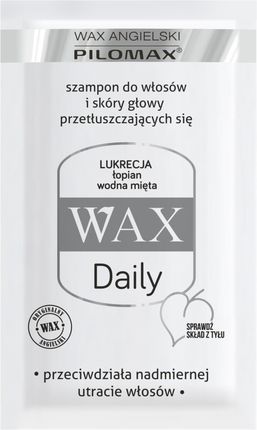 Pilomax Wax Daily Szampon Do Włosów Przetłuszczających Się 10 ml