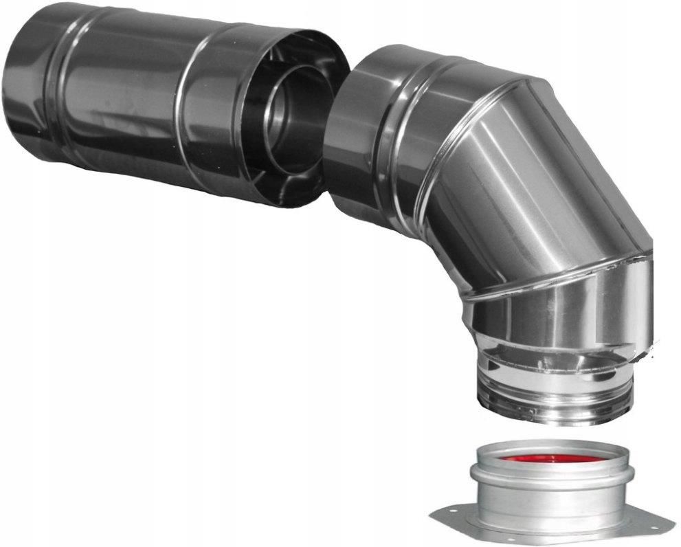 System kominkowy Krzys-Pol Kolano 80/125 Junkers Cerapur Smart Acu ...