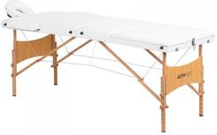 Zdjęcie Stół składany do masażu wood Komfort Activ Fizjo Lux 3 segmentowy 190x70 biały - Pyskowice
