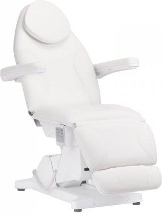 Fotel kosmetyczny elektryczny Sillon Basic 3 siln. biały