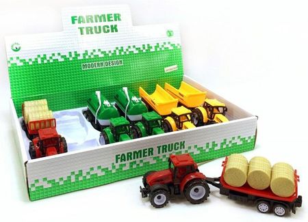 Traktor Trifox Pojazd Rolniczy Z Przyczepą Zabawka Dla Dzieci 3+ Cht28627A49 Tr0053