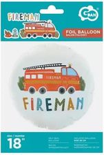 Zdjęcie Godan Balon Foliowy Fireman Okrągły 1491019321 - Czerniejewo