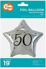 Zdjęcie Godan Balon Foliowy 50 Tka Gwiazda Srebrna 1491019776 - Gryfice