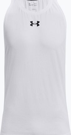 Under Armour Koszulka Męska Baseline Cotton Tank 100 Biało Czarna Uar 1361901100 100 3Xl