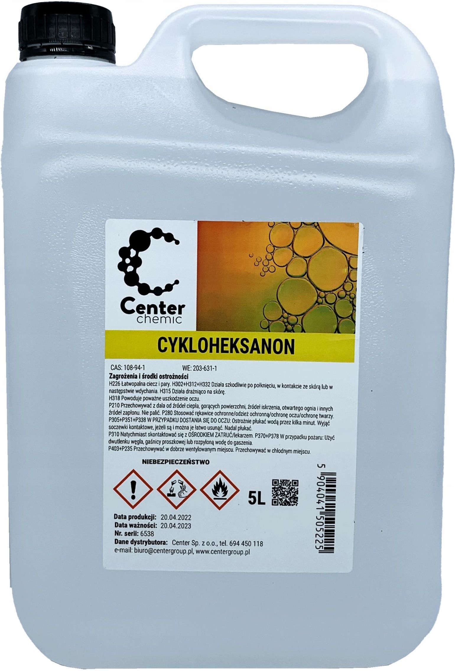 Cykloheksanon 5L X 4Szt. - Opinie i atrakcyjne ceny na Ceneo.pl