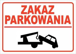 Zdjęcie Tablica Zakaz Parkowania 35x25cm - Bielsko-Biała