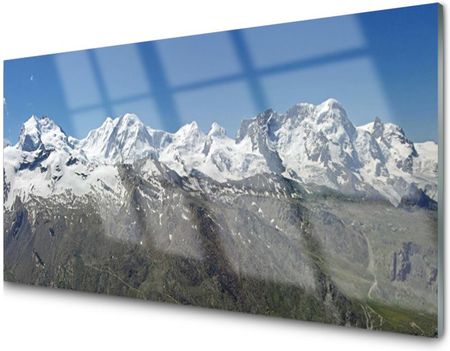Tulup Panel Szklany Płytka Góry Śnieg 100x50 PLPK100X50NN6558241