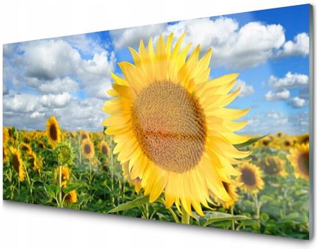Tulup Panel Szklany Płytka Słonecznik Kwiat 120x60 PLPK120X60NN50323775