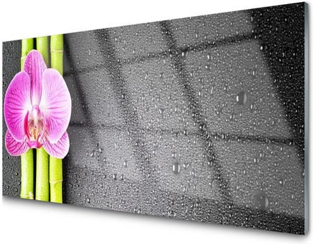 Tulup Panel Szklany Płytka Bambus Orchidea 140x70 PLPK140X70NN84140152