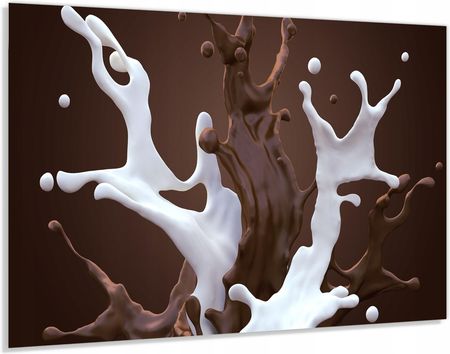 Alasta Panel Szklany Hartowany 60x40 Mleko Czekoladowe