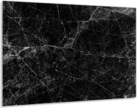 Alasta Panel Szklany Hartowany 80x60 Czarny Marmur