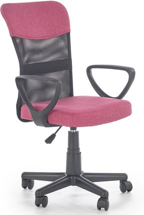 Fotel Obrotowy Różowy Krzesło Do Biurka Do 120 kg