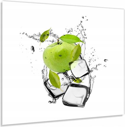 Alasta Panel Szklany Hartowany 70x60 Zielone Jabłko Lód